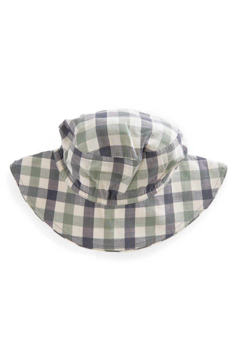 Pehr Checkmate Organic Cotton Bucket Hat, Main, color, 