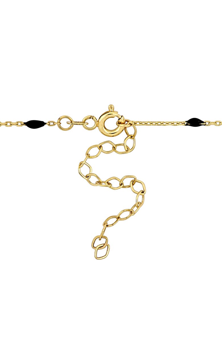 Julianna B. Enamel Station Necklace 14K Gold, Alternate, color,