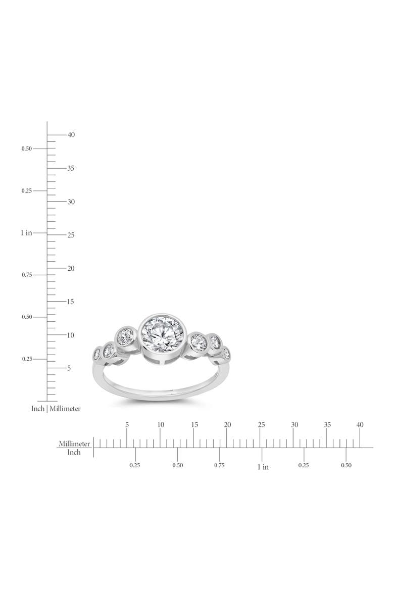 Stardust Cubic Zirconia Ring, Alternate, color, PURE PLATINUM/ CLEAR STONE
