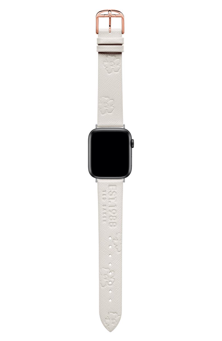 Ted Baker Leather Apple Watch<sup>®</sup> Watchband, Alternate, color, 
