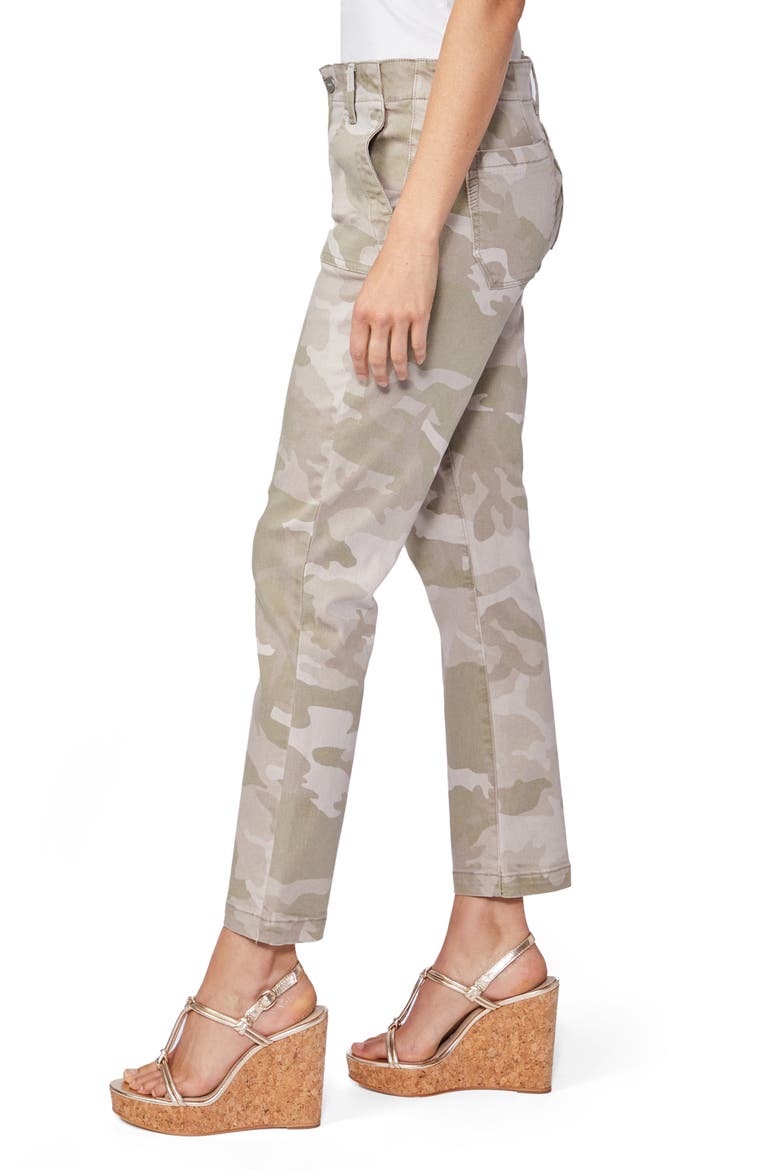Mayslie Ankle Straight Leg Jeans, Alternate, color, CAMO PRINT