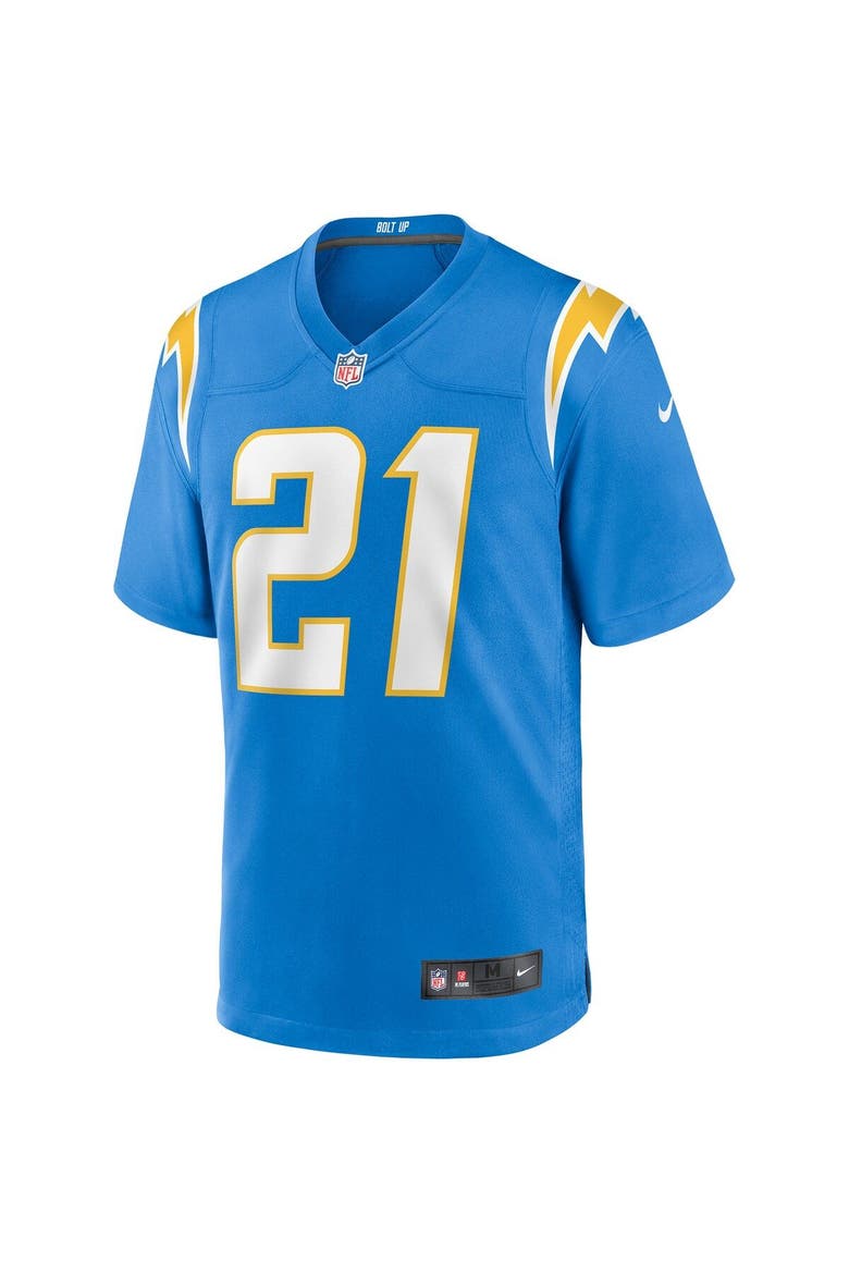 Men's Nike John Hadl Powder Blue Los Angeles Chargers Game Retired Player Jersey, Alternate, color, Powder Blue