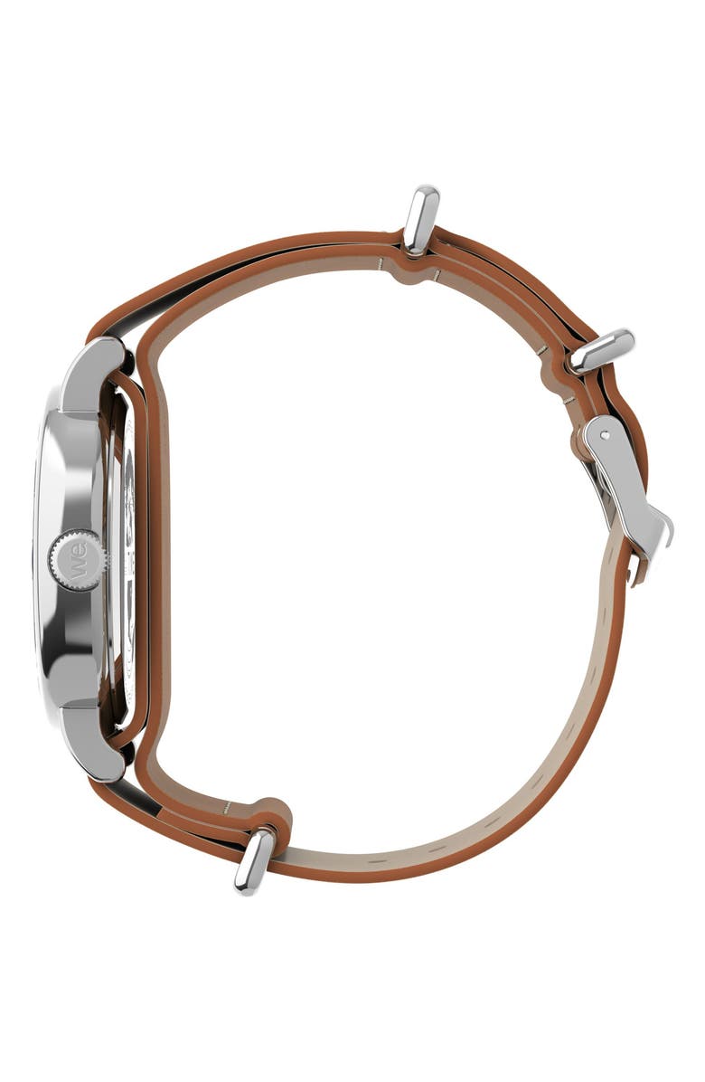 Timex<sup>®</sup> Weekender Leather Strap Watch, 40mm, Alternate, color,