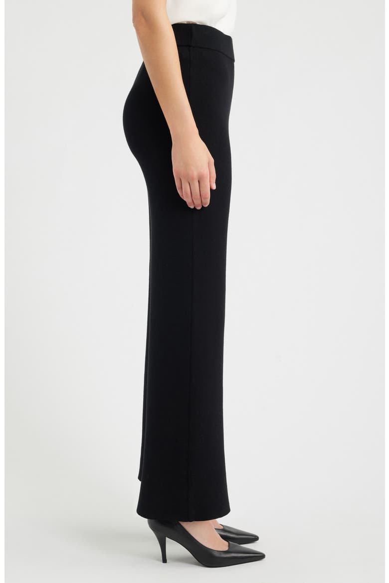 Wide Leg Sweater Pants, Alternate, color, ANNE BLACK