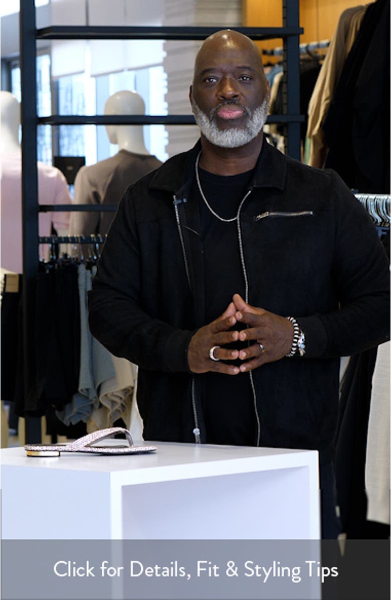 Ocean Snakeskin Embossed Thong Sandal, sales video thumbnail