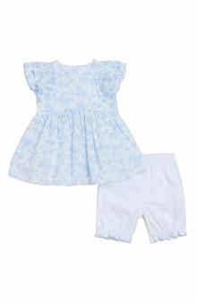 Pippa & Julie Toile Ruffle Tunic & Bloomer Set