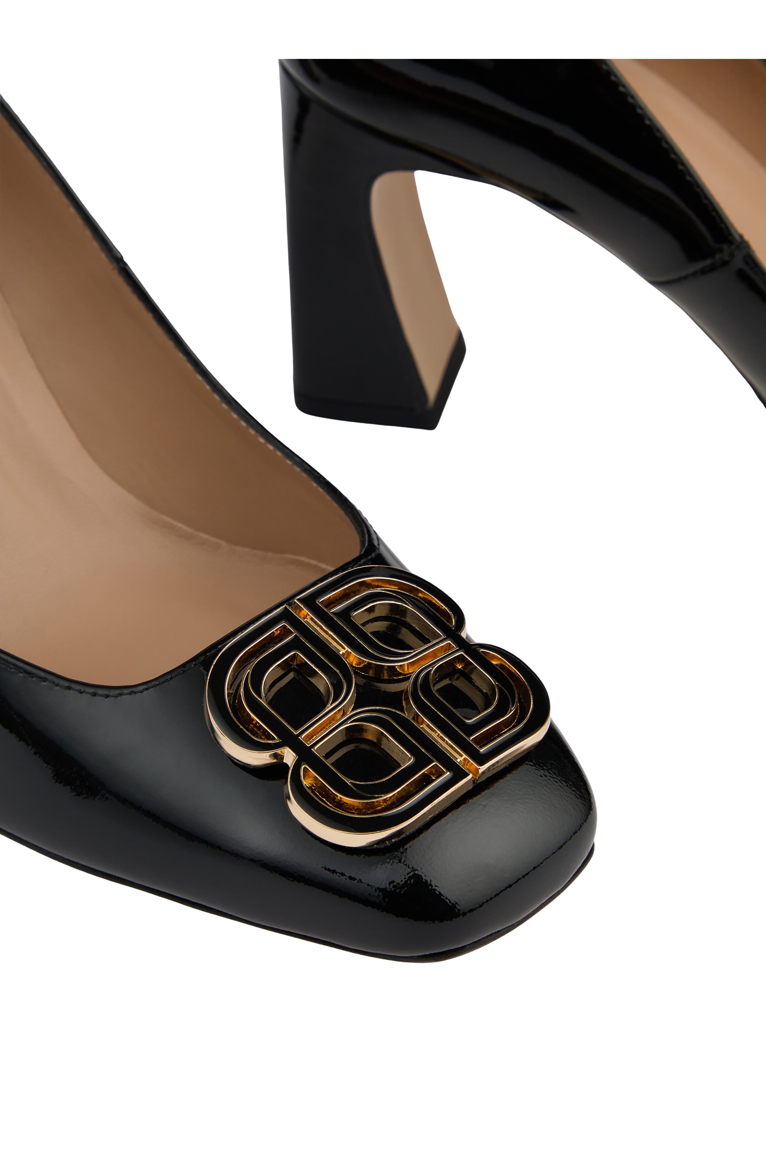 LK Bennett Truly Logo Pump, Alternate, color, Black