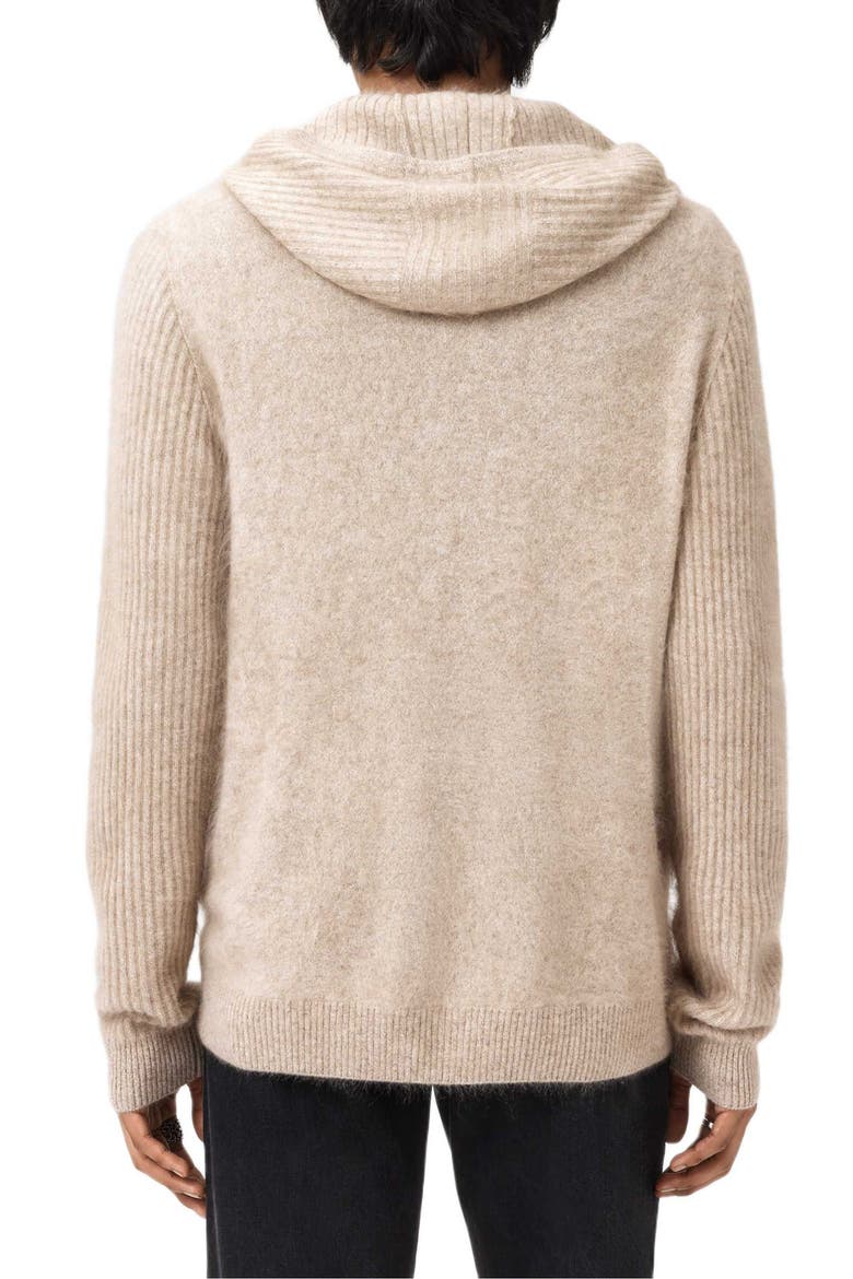 Catherine Cashmere Zip Hoodie, Alternate, color, TERRA BROWN