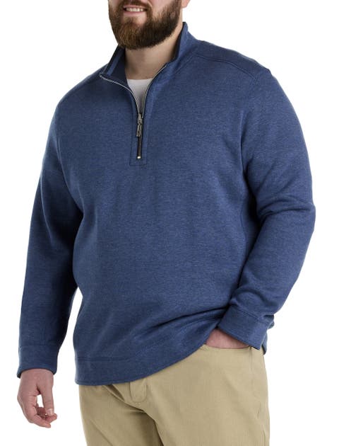 Big & Tall Flip Coast Reversible 1/2-Zip Pullover
