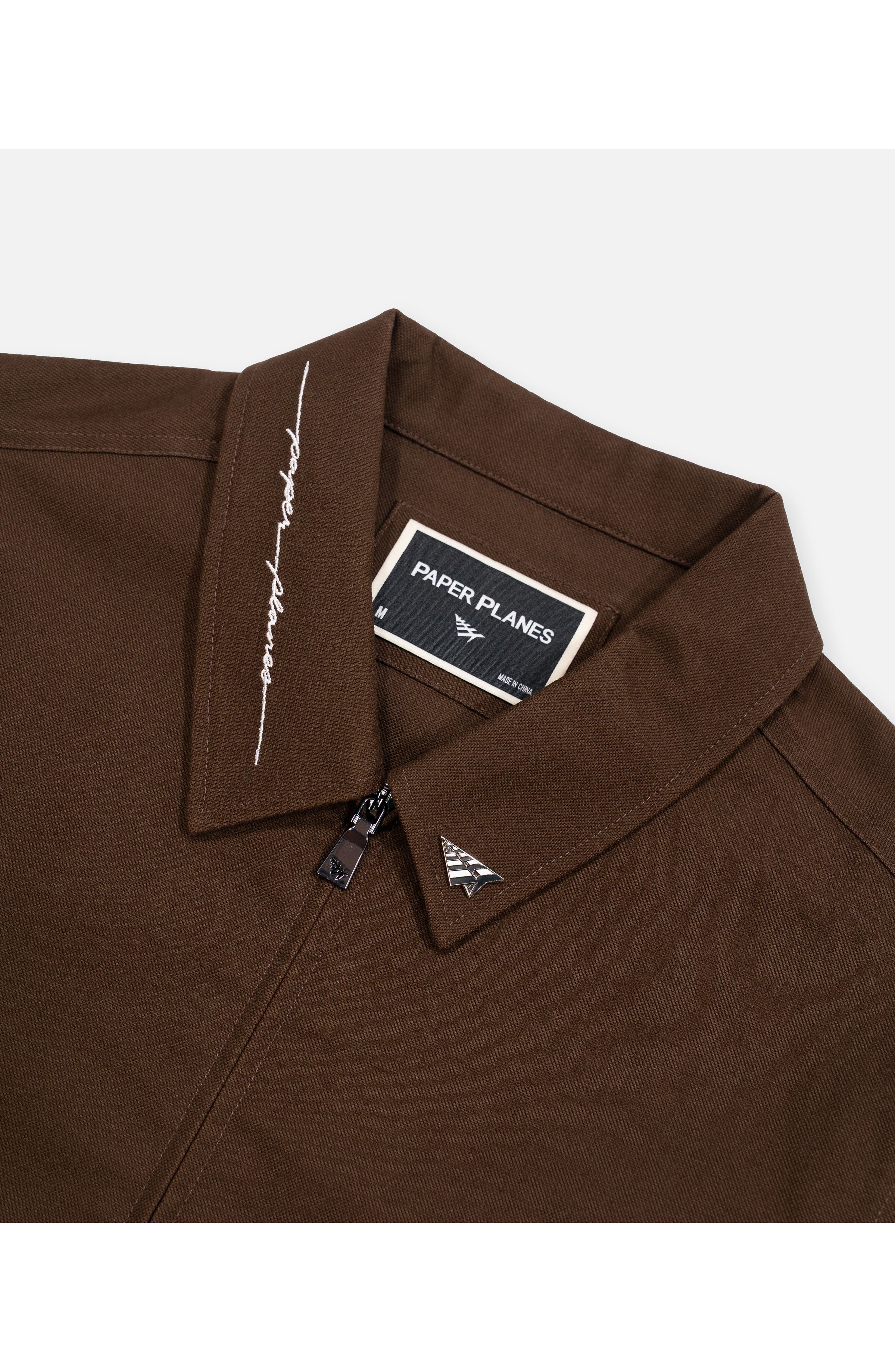 PAPER PLANES Script Logo Cotton Canvas Jacket (Men) | Nordstrom