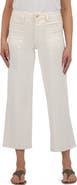 KUT from the Kloth Patch Pocket Crop Wide Leg Jeans