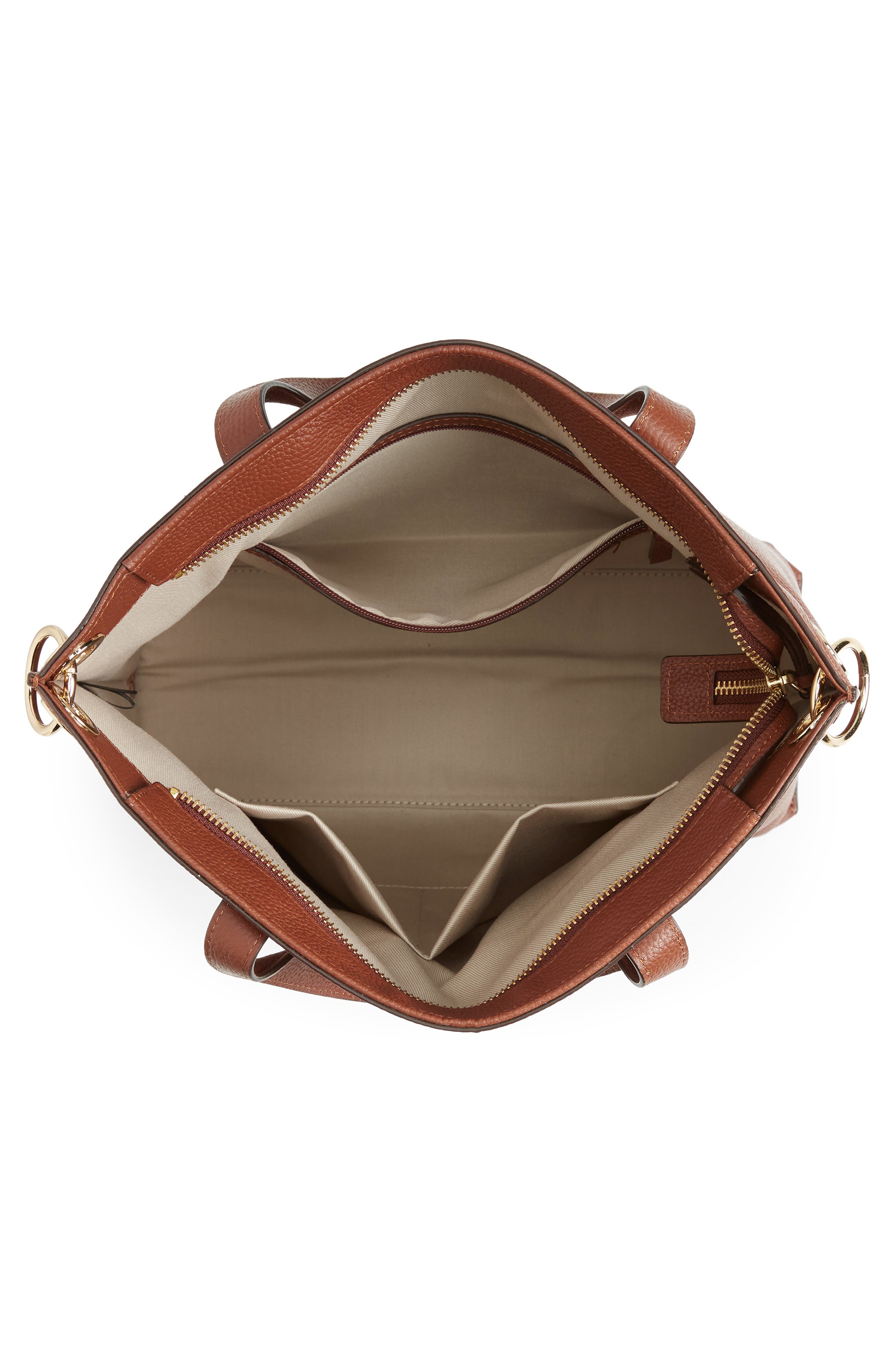 Nicole Leather Tote, Alternate, color, BROWN AZTEC