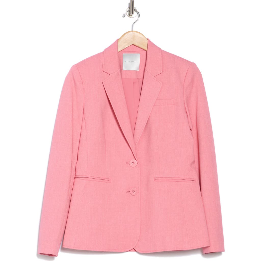 Elie Tahari The Becky Blazer Jacket In Island Pink