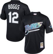 Mitchell & Ness Youth Mitchell & Ness Wade Boggs Black Tampa Bay Rays Cooperstown Collection Mesh Batting Practice Jersey