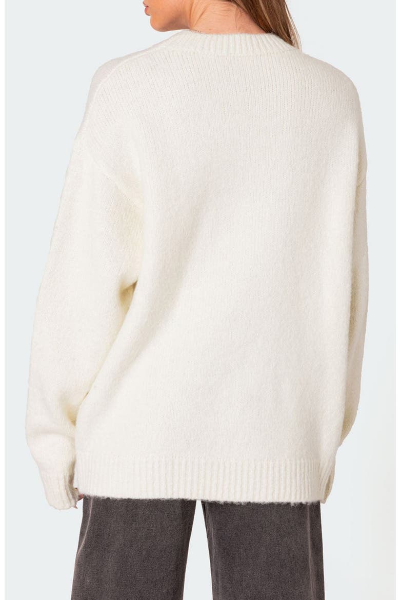 Magic 8 Oversize Sweater, Alternate, color, CREAM
