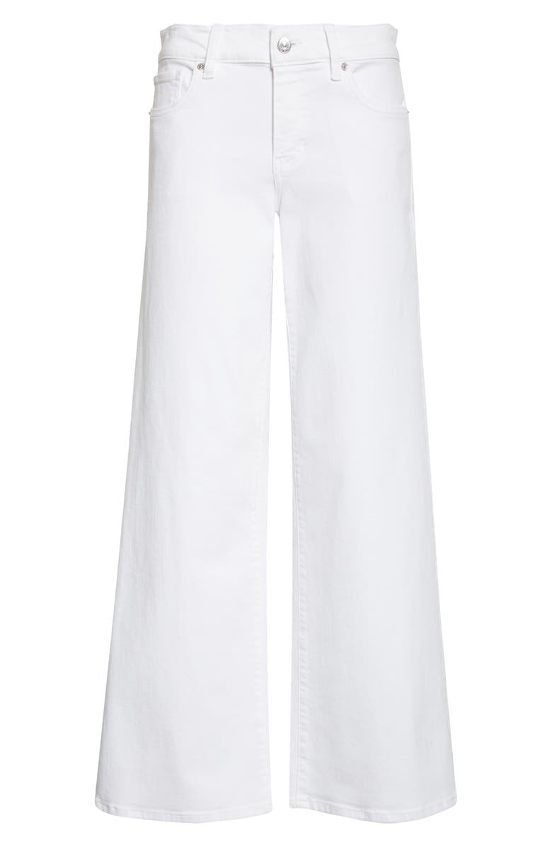 FRAME Le Slim Palazzo Jeans, Alternate, color, White