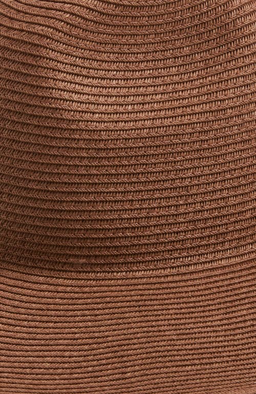 Nordstrom Packable Straw Panama Hat In Brown Clove