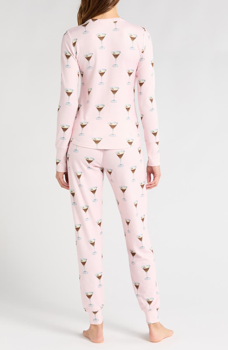 PJ Salvage Brushed Butter Jersey Pajamas, Alternate, color, Light Pink