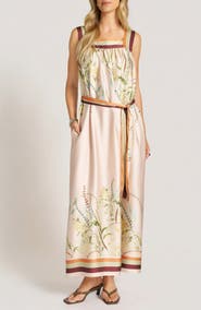 matty m. Avira Printed Maxi Dress