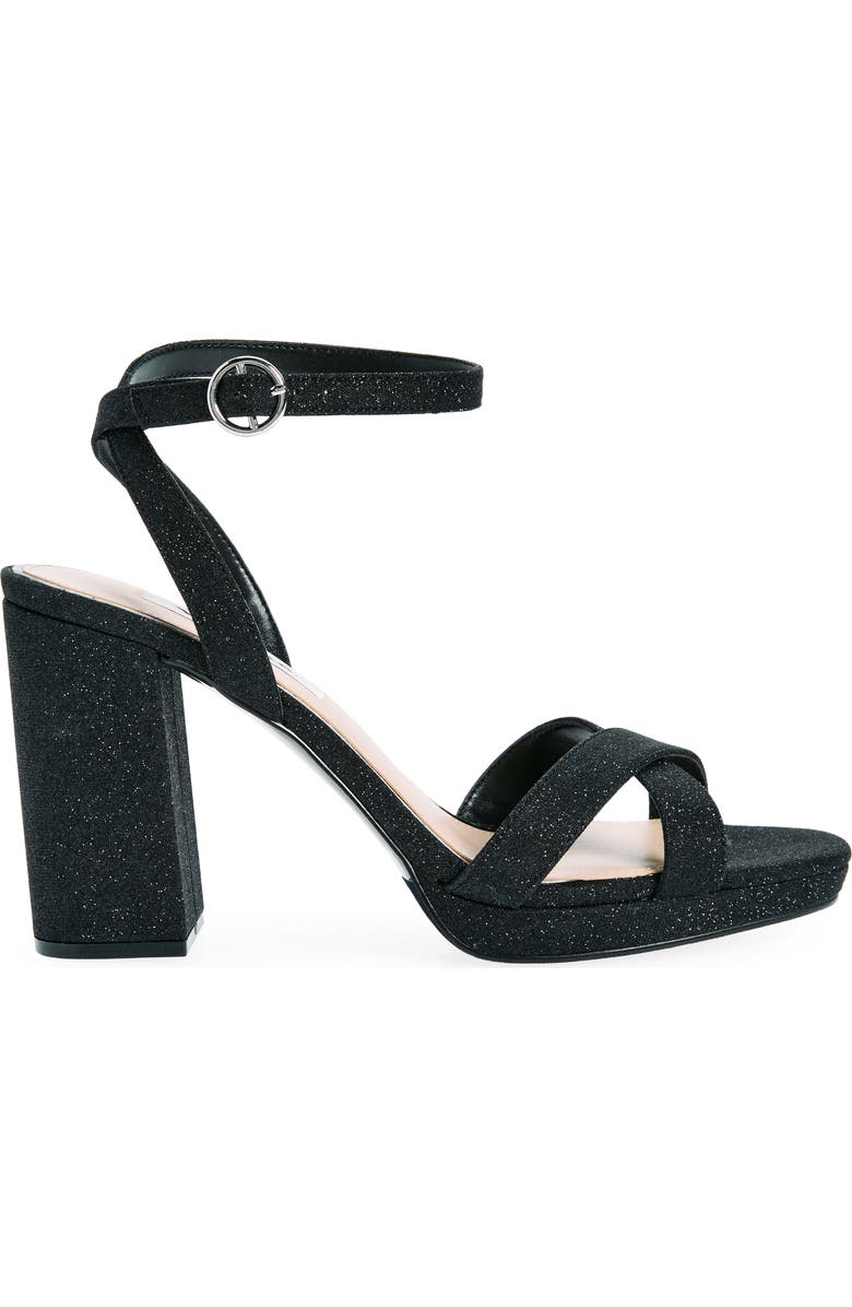 Nina Sheila Ankle Strap Platform Sandal, Alternate, color, Black Fantasy Net