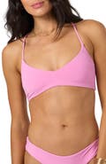 O'Neill Saltwater Solids Huntington Lace-Up Bikini Top