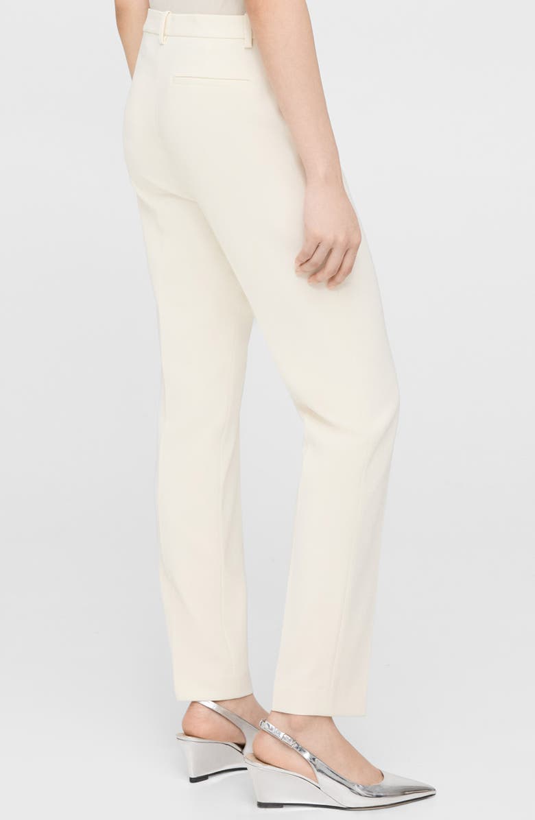 Theory Tailored Slim Fit Trousers, Alternate, color, Rice