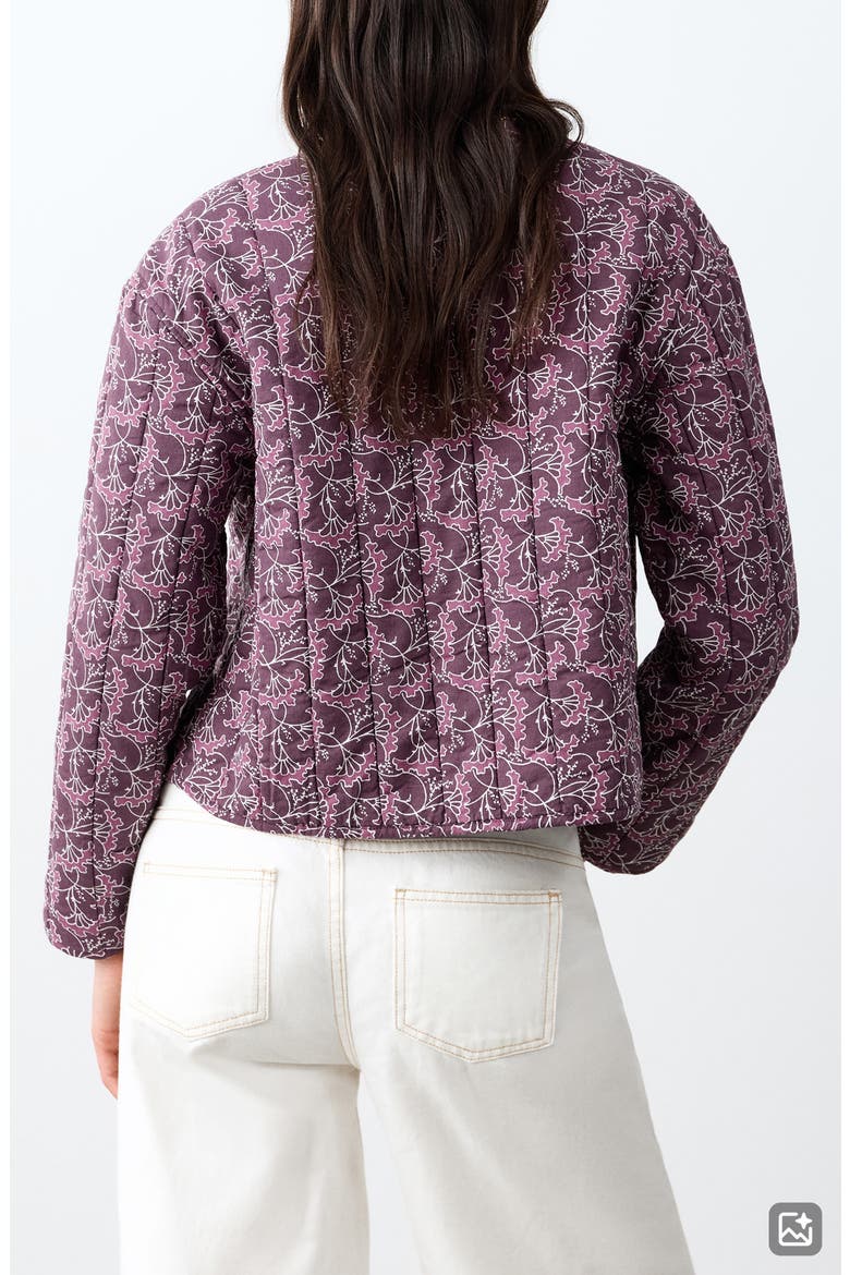 Reversible Padded Jacket, Alternate, color, PURPLE