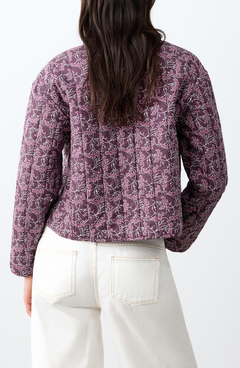 MANGO TEEN Reversible Padded Jacket, Alternate, color, Purple