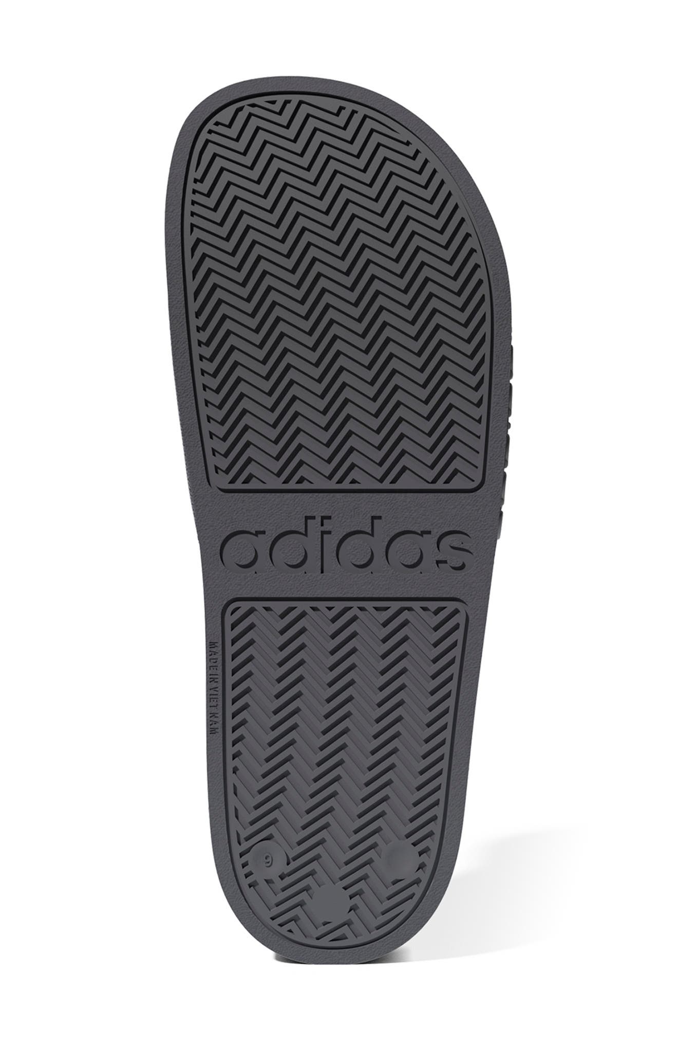 adidas Shower Slide Sandal, Alternate, color, Grethr/Ftw