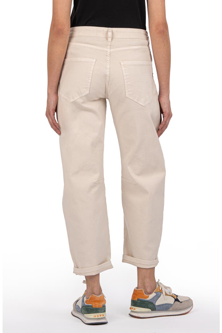 Ashley High Waist Slouchy Barrel Leg Jeans, Alternate, color, CANDLELIGHT
