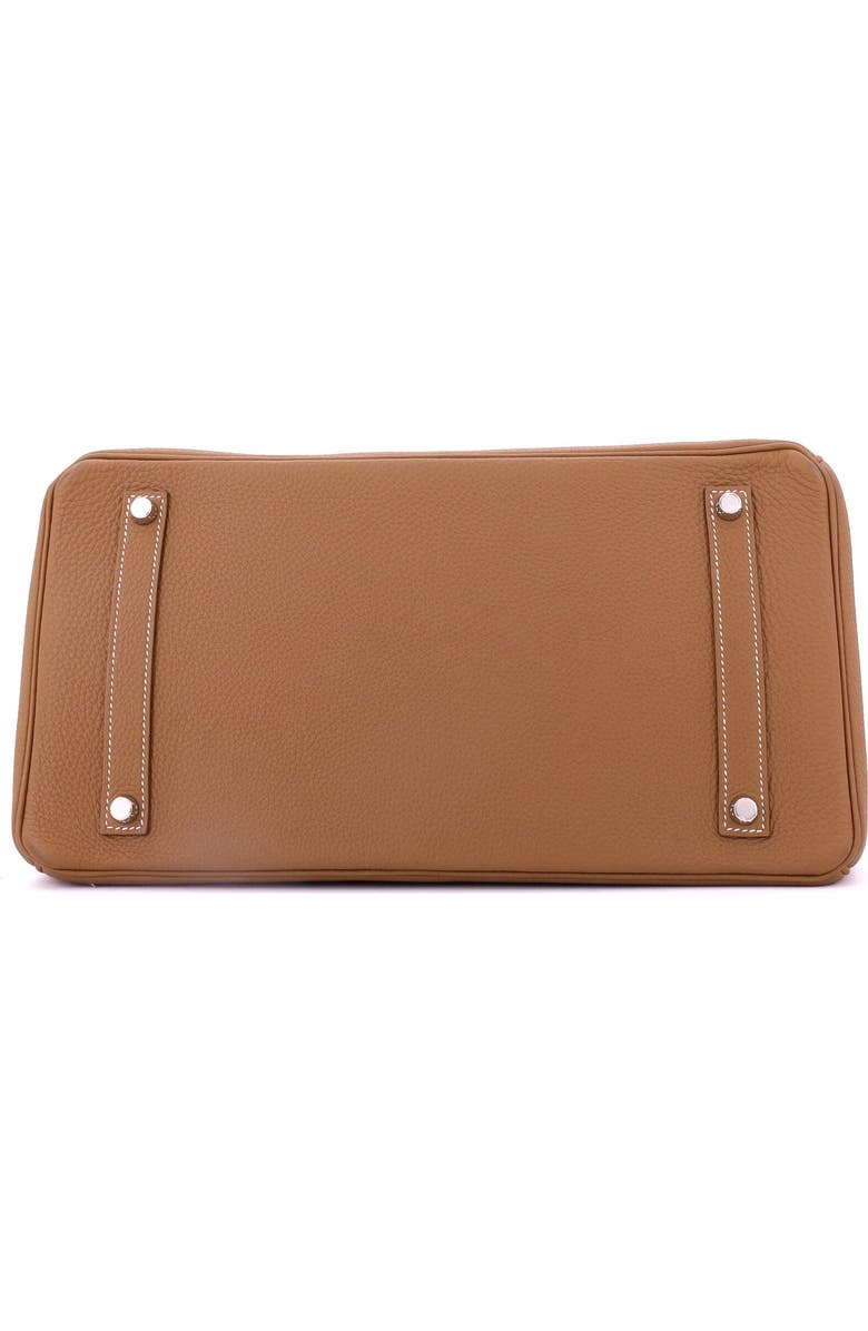 Pre-Owned Hermes Birkin Handbag Brown Togo with Palladium Hardware 35, Alternate, color,