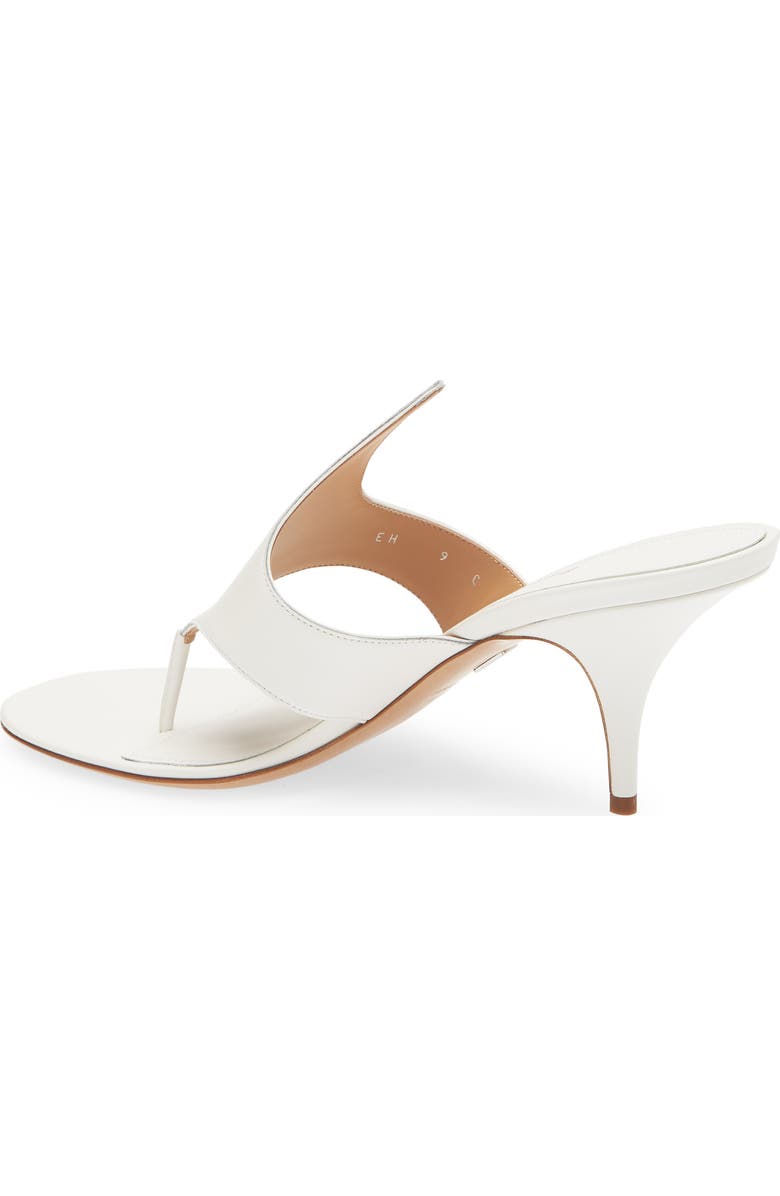 FERRAGAMO Fiamma Sandal, Alternate, color, Bianco/ Biscotto