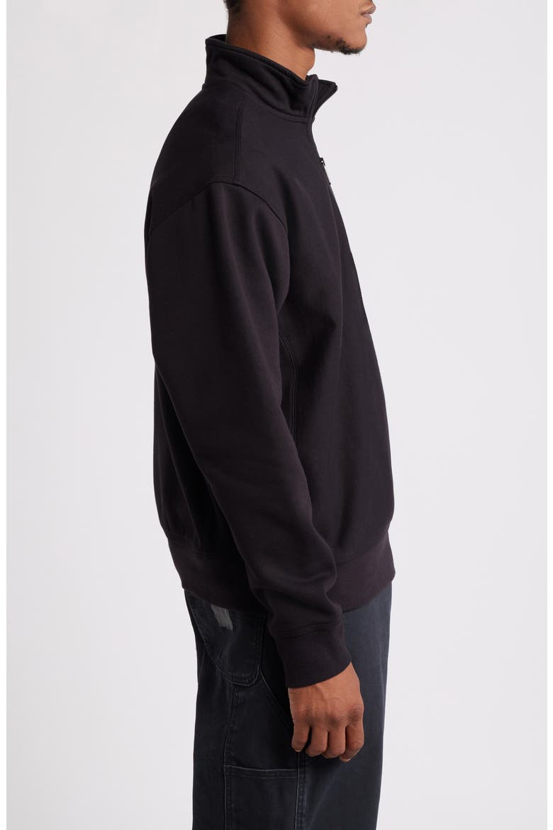 Quarter Zip Pullover, Alternate, color, BLACK