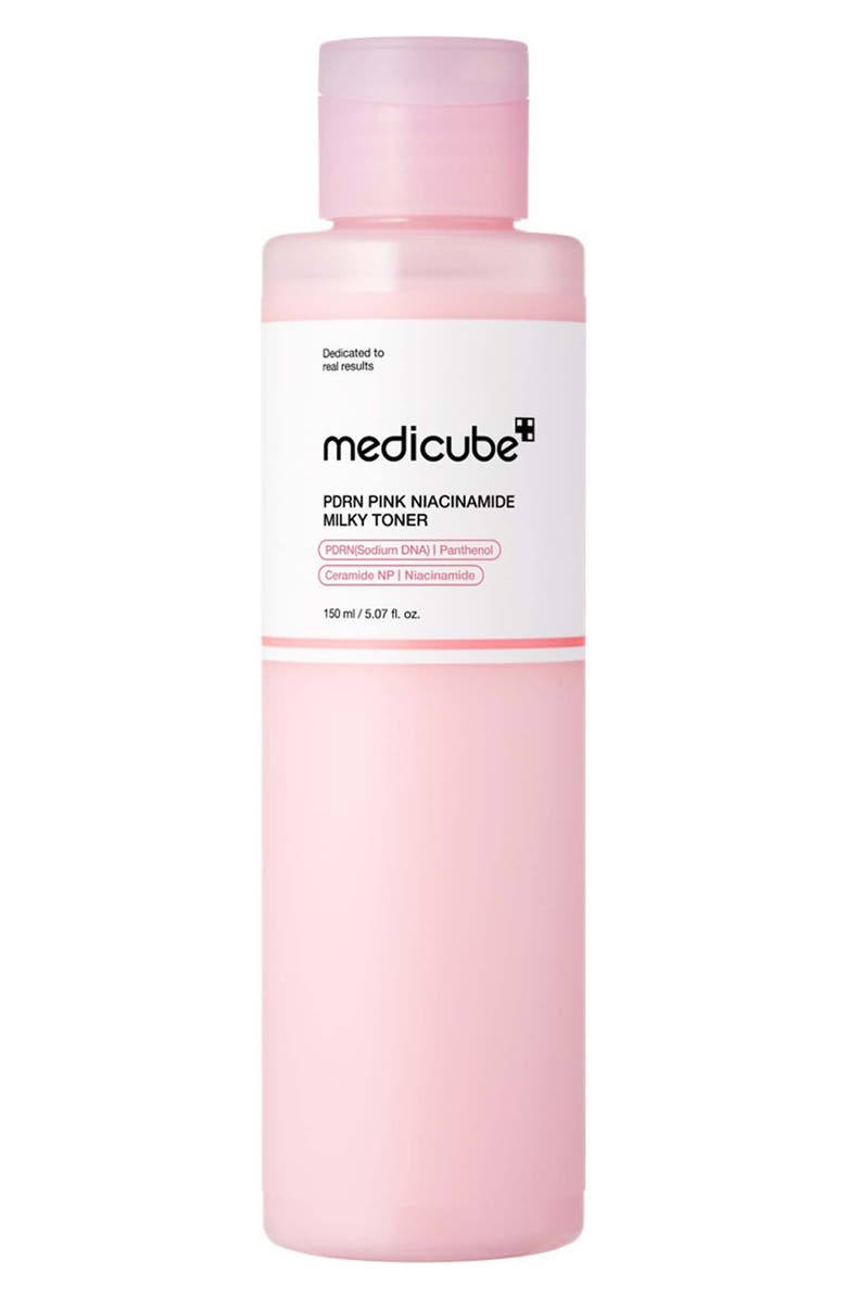 MEDICUBE PDRN Pink Niacinamide Milky Toner, Main, color, Pink
