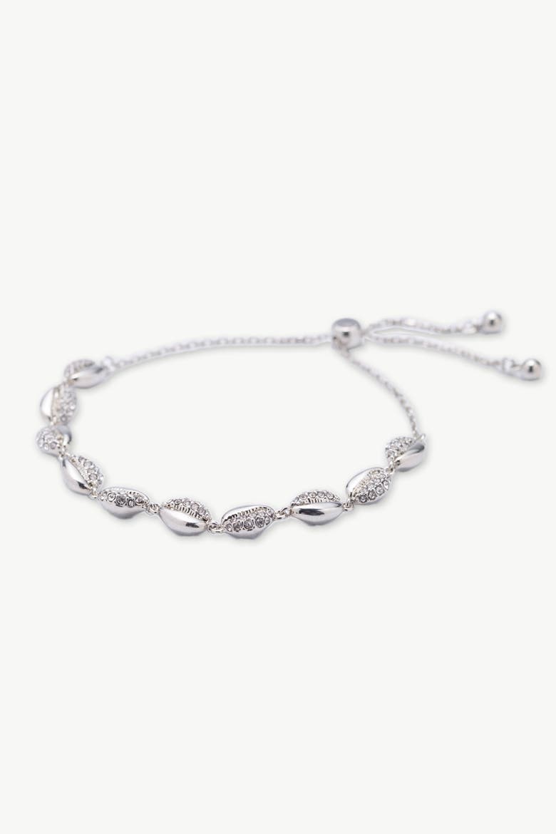 Lucia Shell Whisper Bolo Bracelet, Alternate, color, Silver