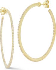 SPHERA MILANO Cubic Zirconia Hoop Earrings