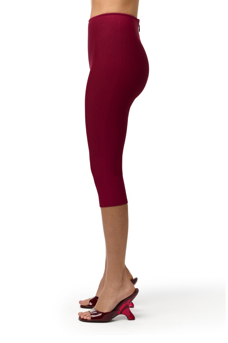 Knit Capri Leggings, Alternate, color, SANGRIA