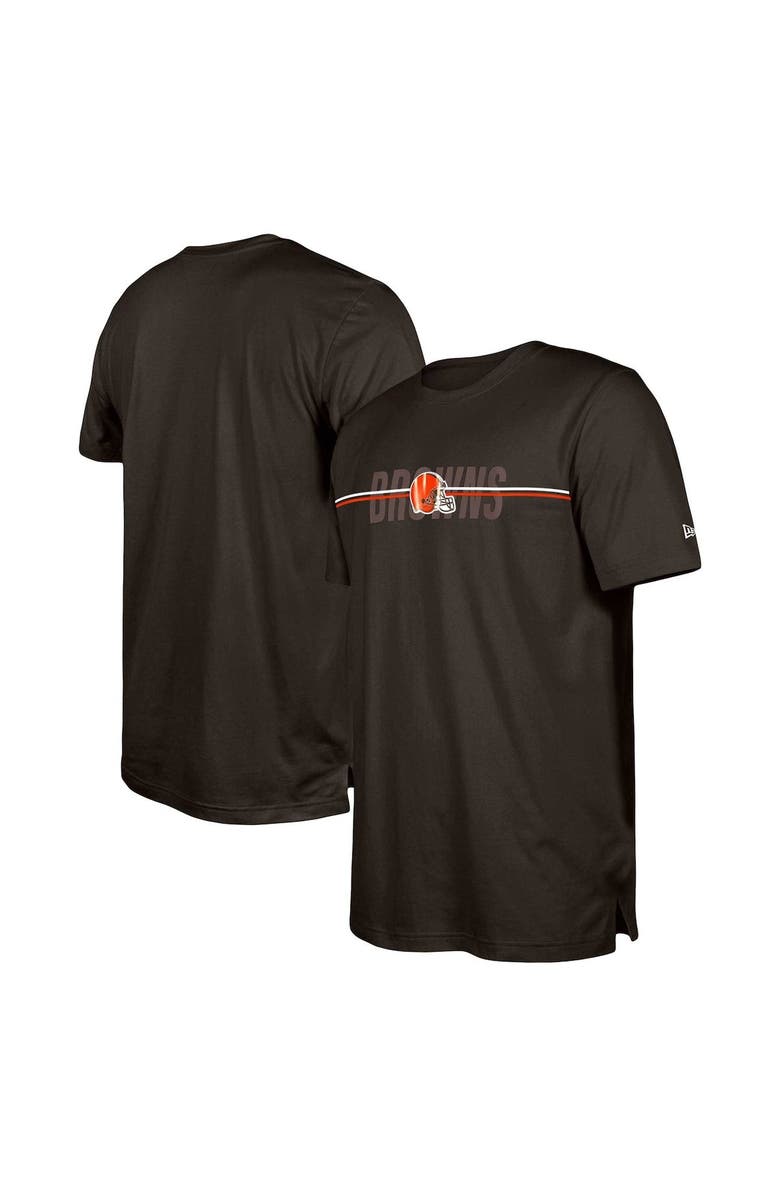 New Era Men's New Era  Brown Cleveland Browns 2023 NFL Training Camp T-Shirt, Alternate, color, 