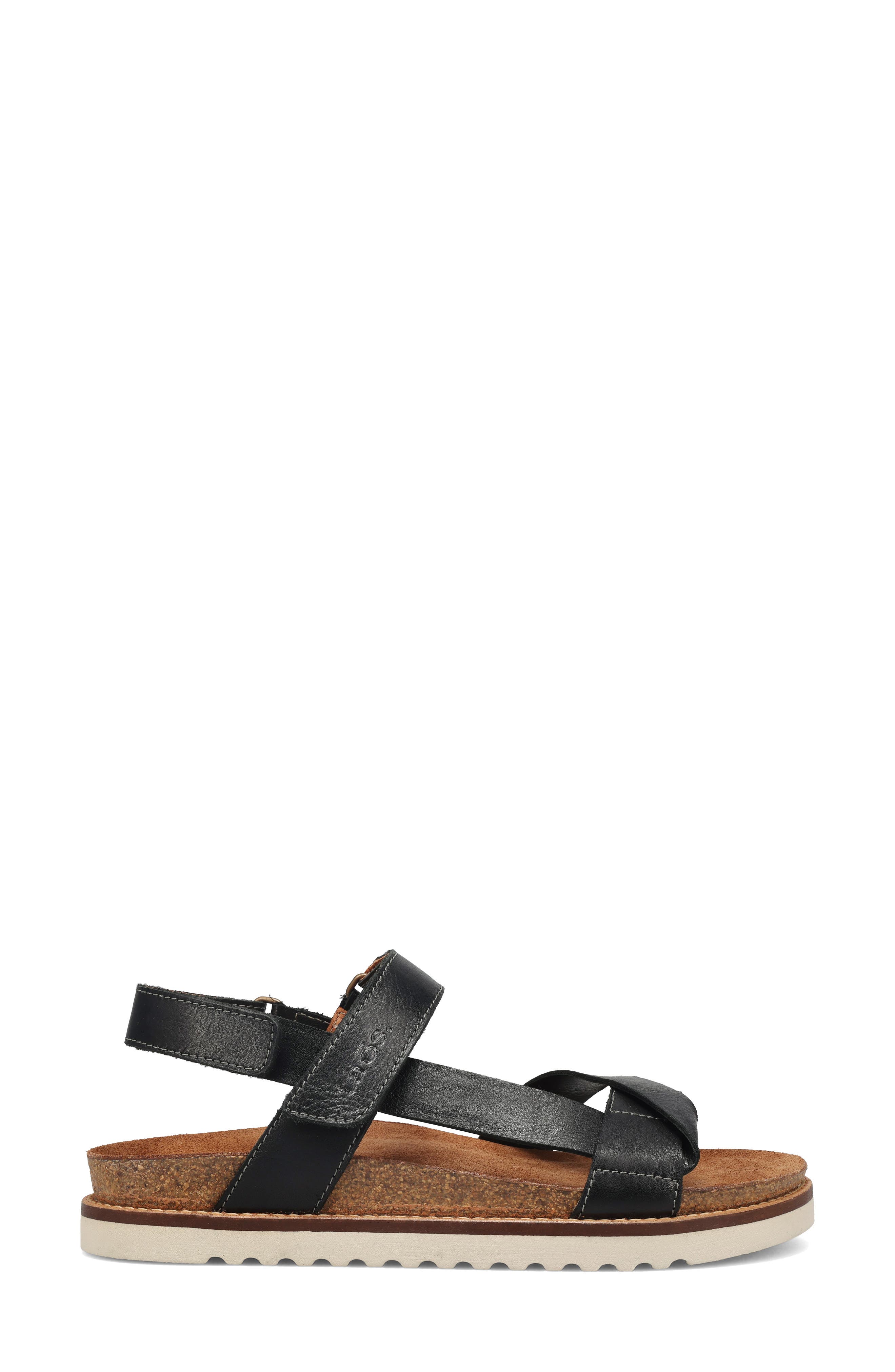 Taos Sideways Sandal, Alternate, color, Black