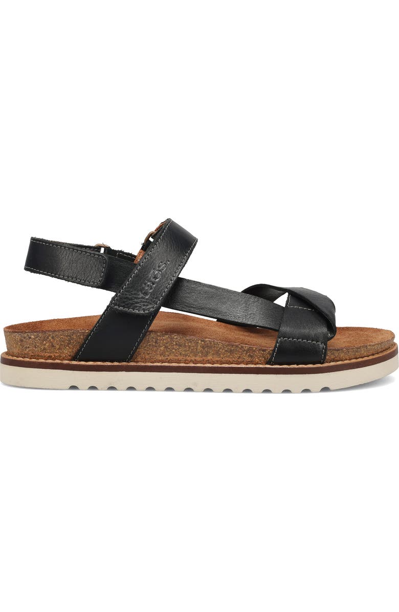 Taos Sideways Sandal, Alternate, color, Black