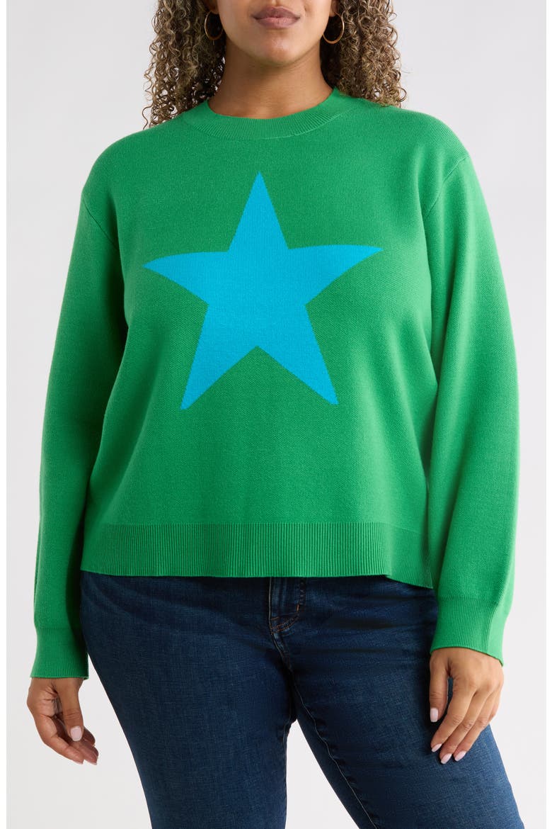 Tavi Star Pullover Sweater, Main, color, KELLY-MULTI