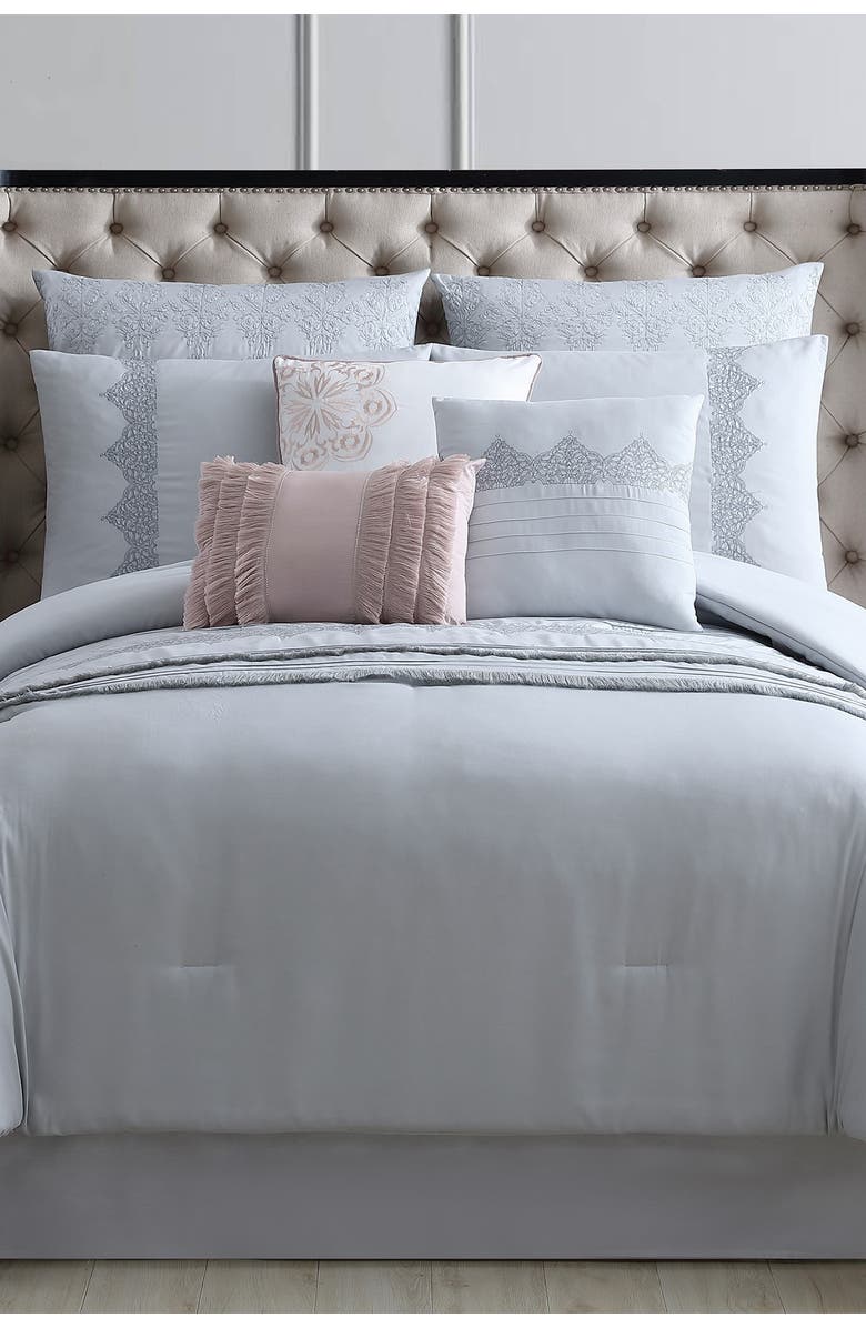 Modern Threads Rivera Embroidered Comforter Set, Alternate, color, 