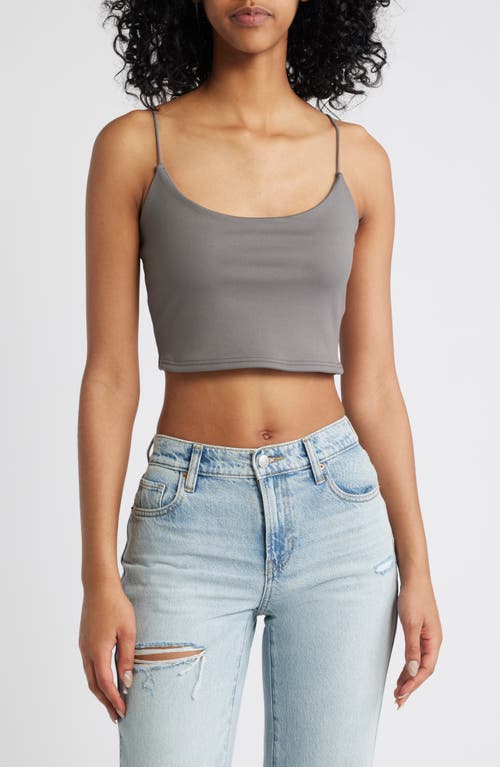 PacSun Fawn Crop Camisole in Gargoyle 