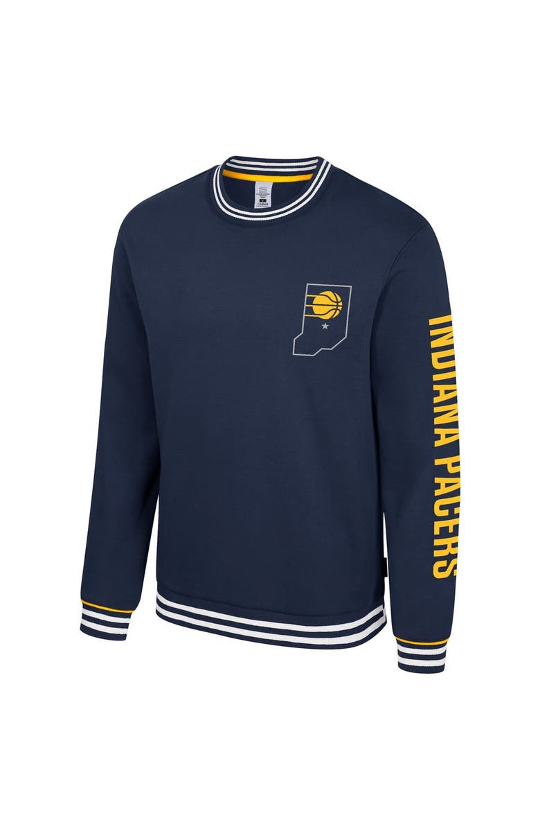 Stadium Essentials Unisex Stadium Essentials Navy Indiana Pacers Half-Time 2 Pullover Sweatshirt, Alternate, color, 