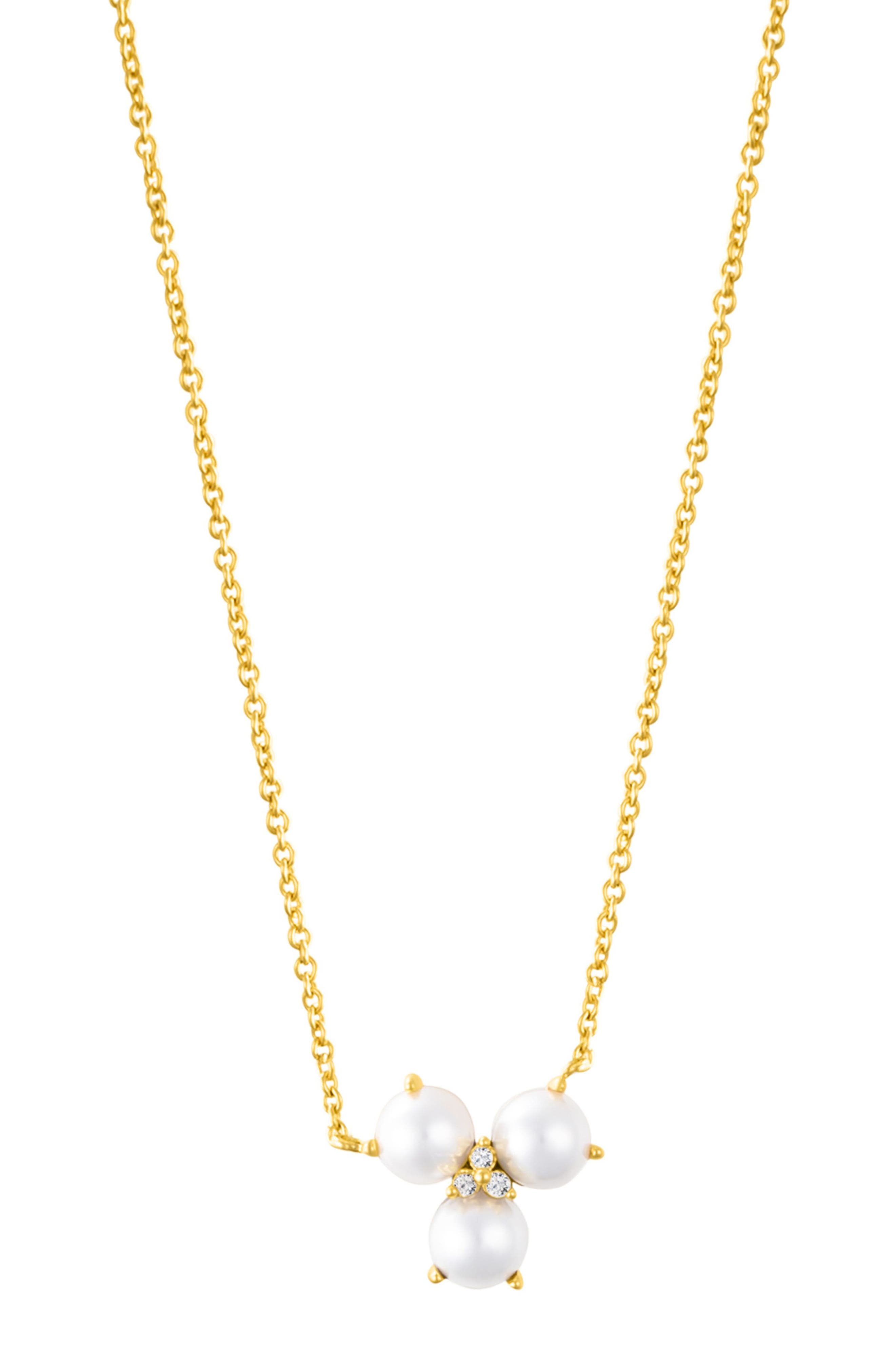 Adornia Freshwater Pearl Pendant Necklace
