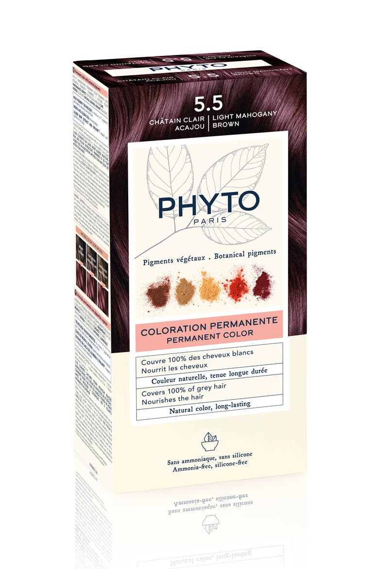 Phytocolor Permanent Hair Color, Main, color, 5.5 LIGHT MAHOGANY BROWN
