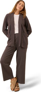 Pact Organic Cotton Airplane Pintuck Wide Leg Pant