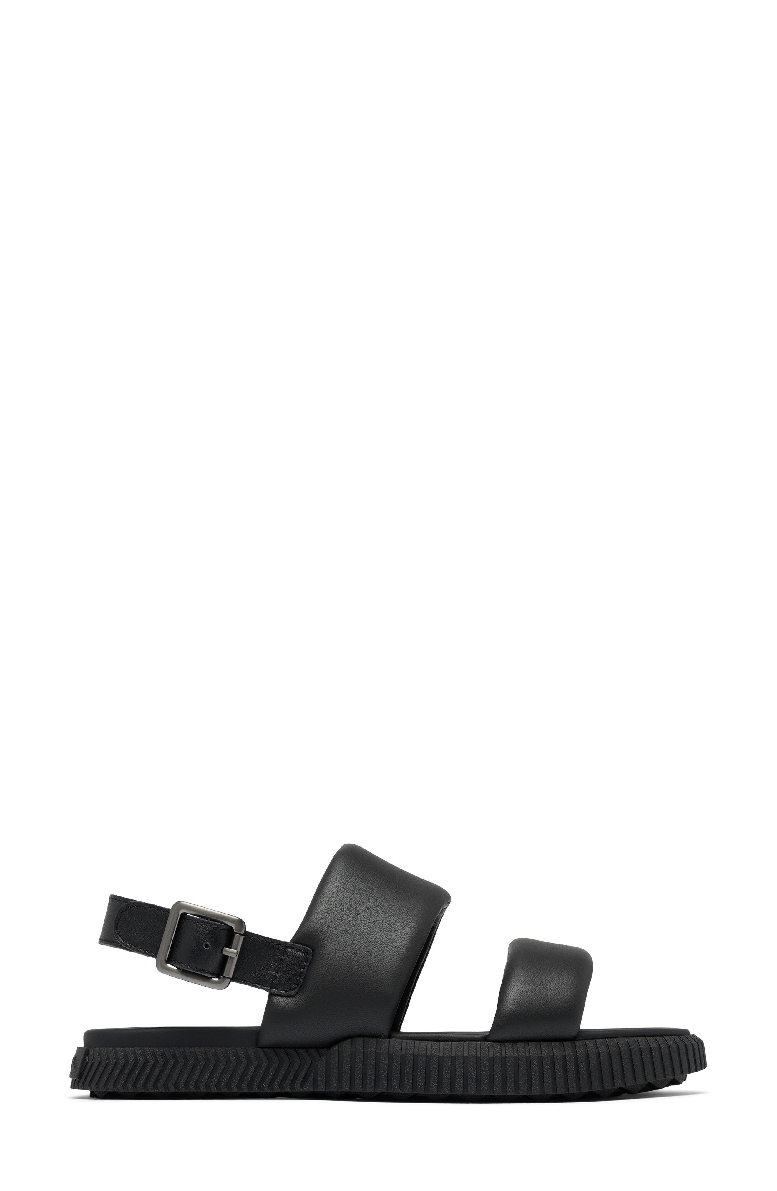 SOREL Ona Streetworks Go-To Slingback Sandal, Alternate, color, Black/ Chalk