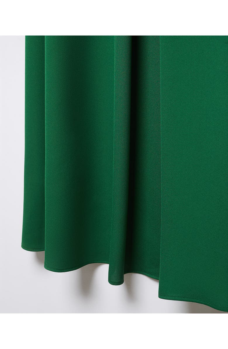 MANGO Pleat Sleeveless Maxi Dress, Alternate, color, 