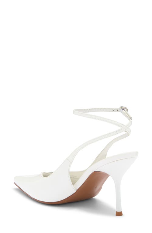 Jeffrey Campbell Executive Ankle Strap Pointed Toe Slingback Pump